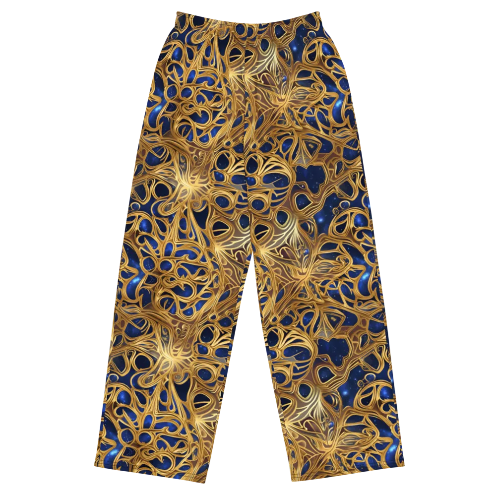 Astral Filigree on Wide-Leg Pants — Front