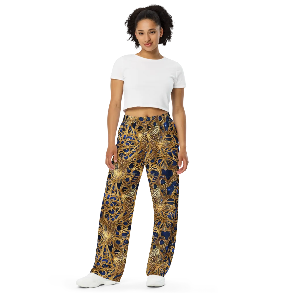 Astral Filigree on Wide-Leg Pants — Front