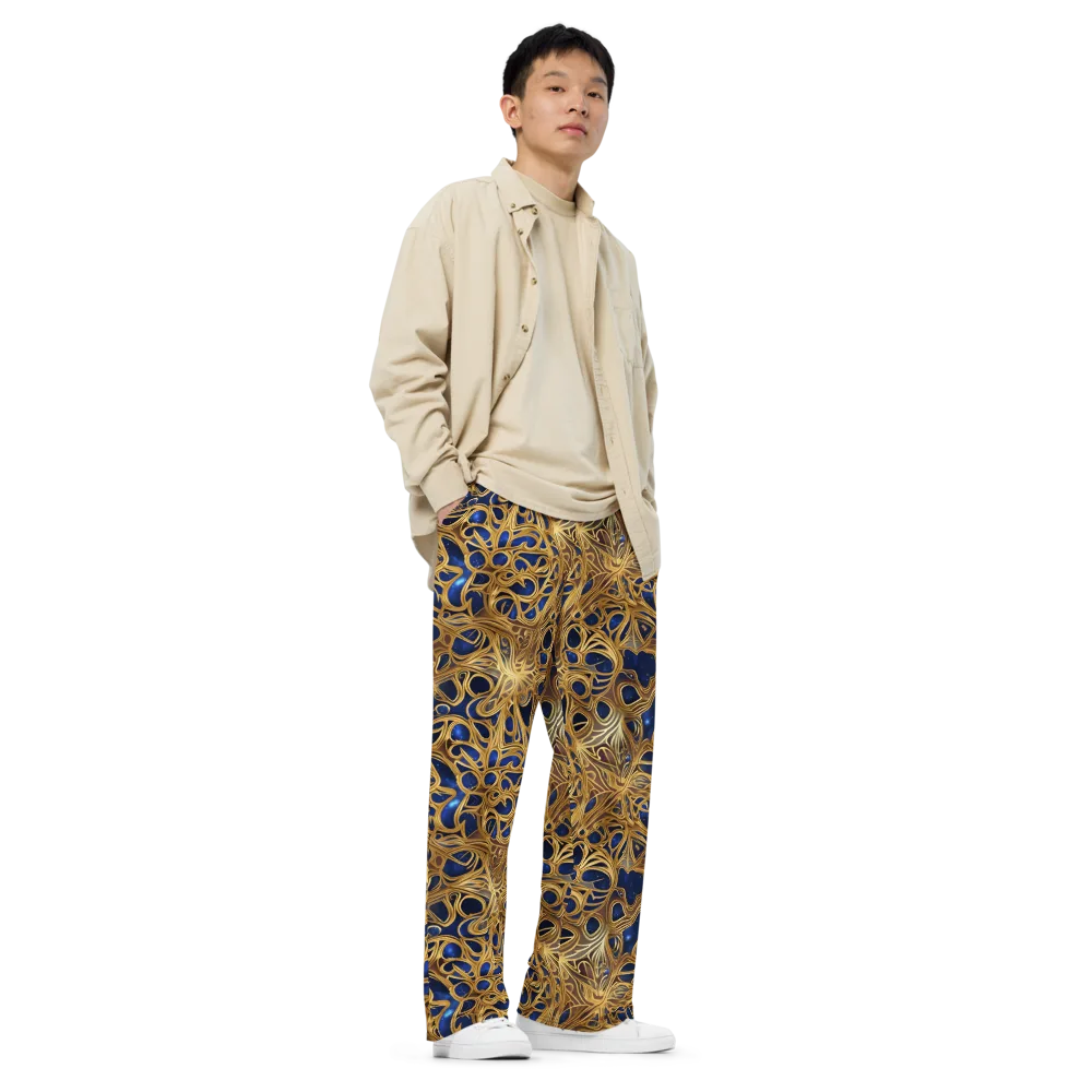 Astral Filigree on Wide-Leg Pants — Right Front