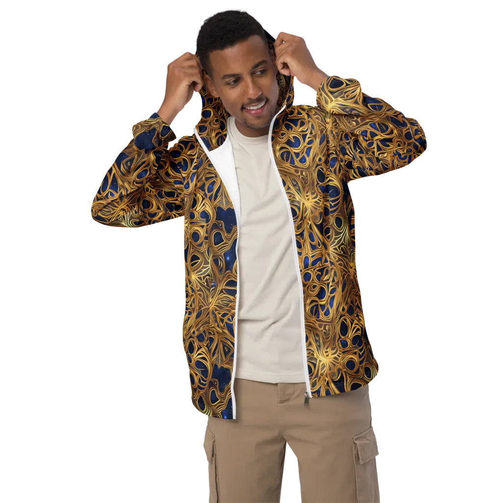 Astral Filigree on Men's Windbreaker — Front