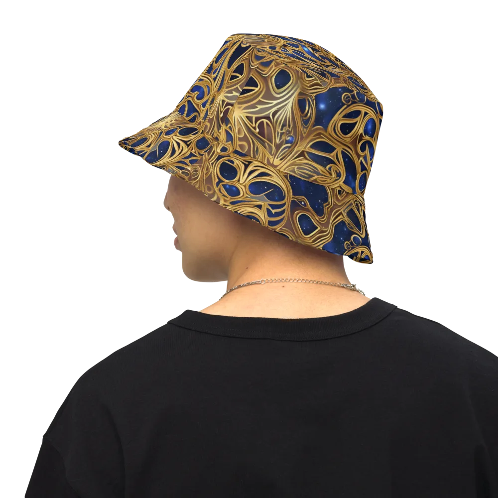 Astral Filigree on Reversible Bucket Hat — Back Inside