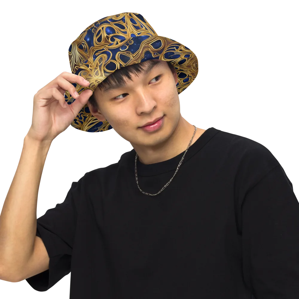 Astral Filigree on Reversible Bucket Hat — Front Inside