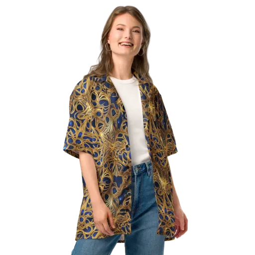 Astral Filigree on a Button Shirt