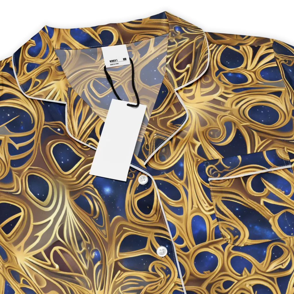 Astral Filigree on Women's Short Sleeve Pajama Top — Product details