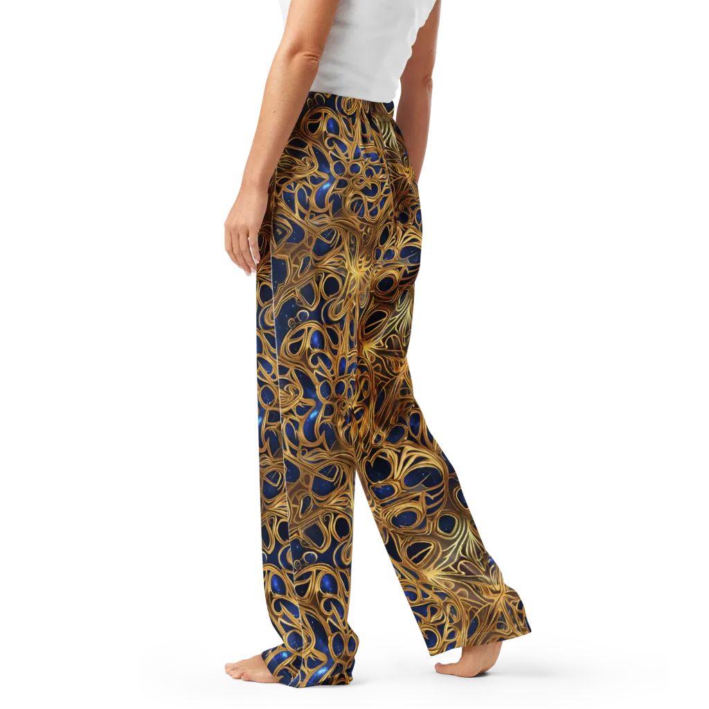 Astral Filigree on Women's Pajama Pants — Left