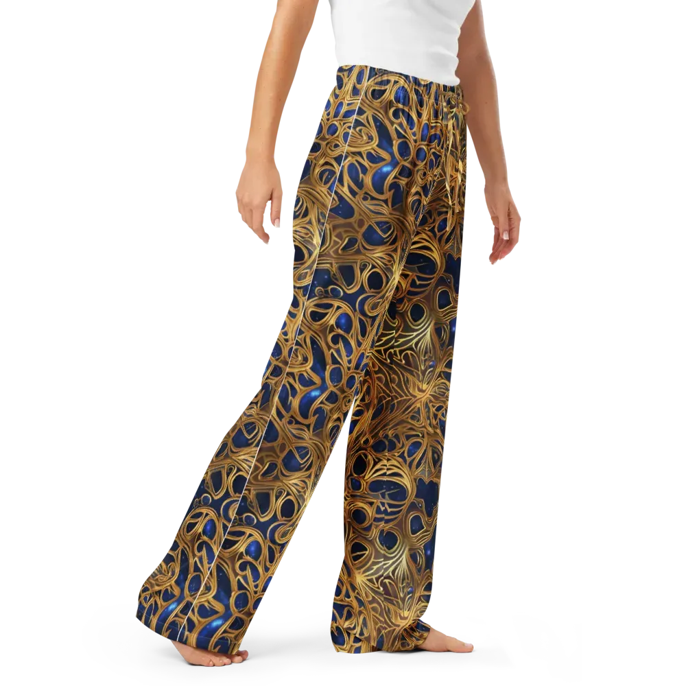Astral Filigree on Women's Pajama Pants — Right Front