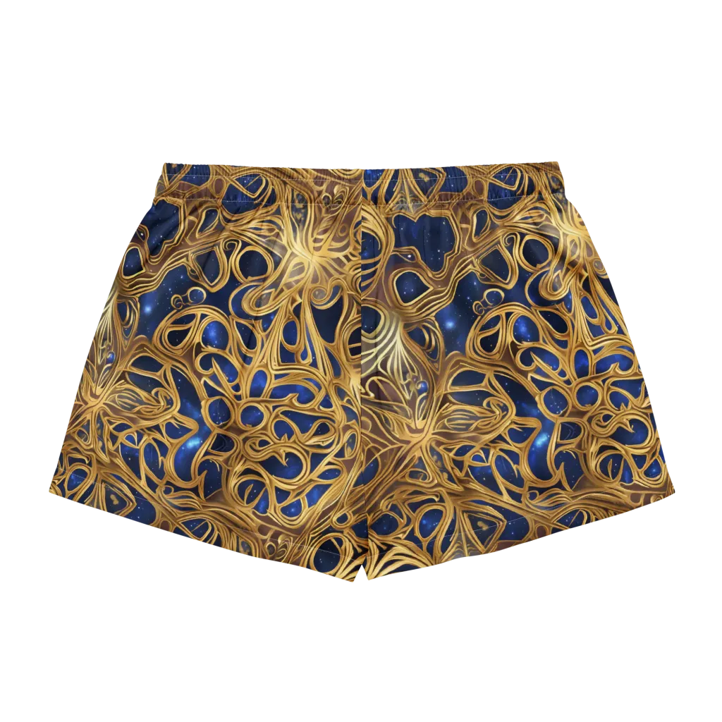 Astral Filigree on Women's Pajama Shorts — Back
