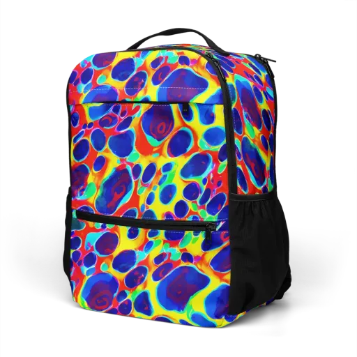 Electric Riverbed on a Utility Backpack