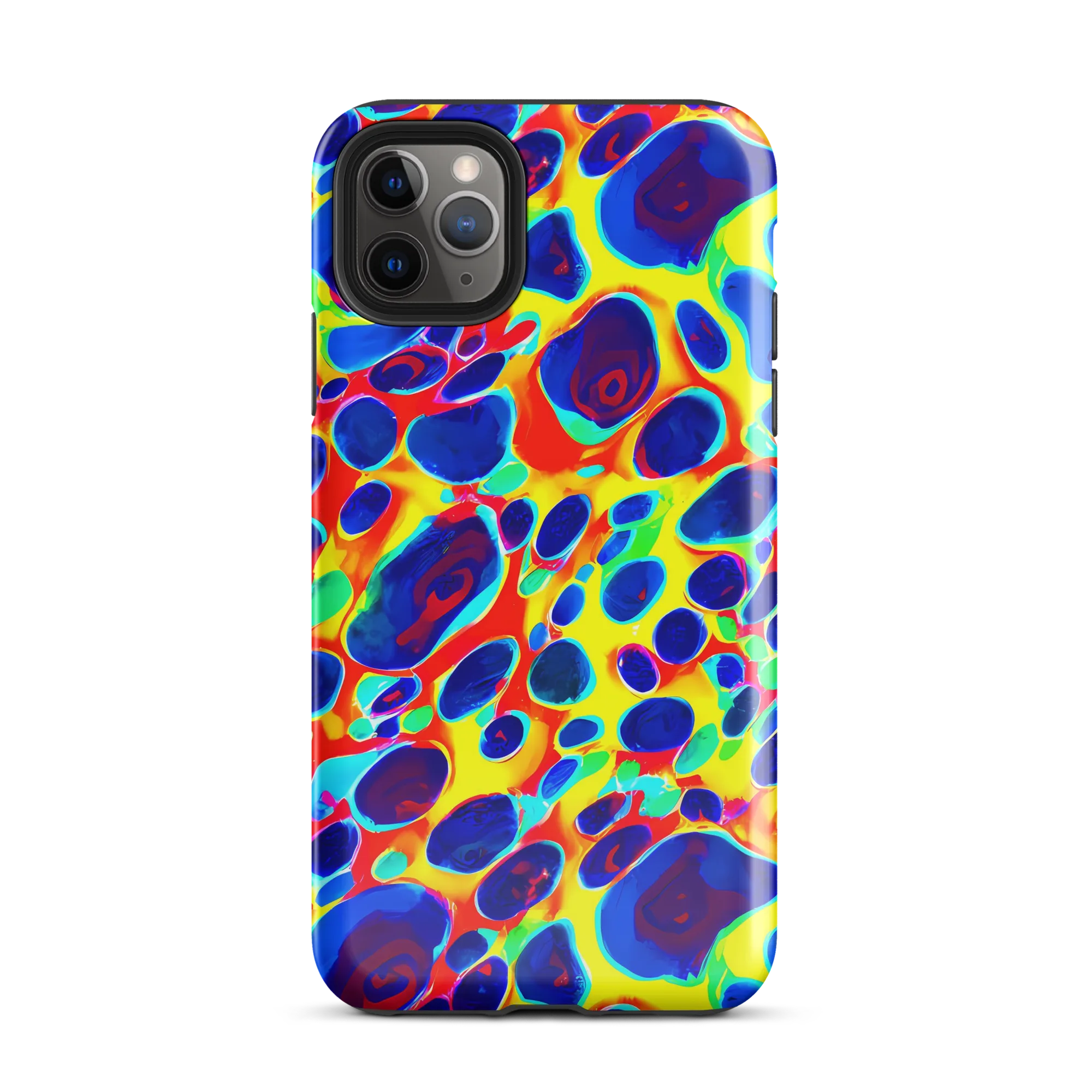 Electric Riverbed on Tough Case for iPhone® — Front