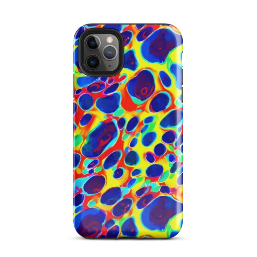 Electric Riverbed on a Tough Case for iPhone®