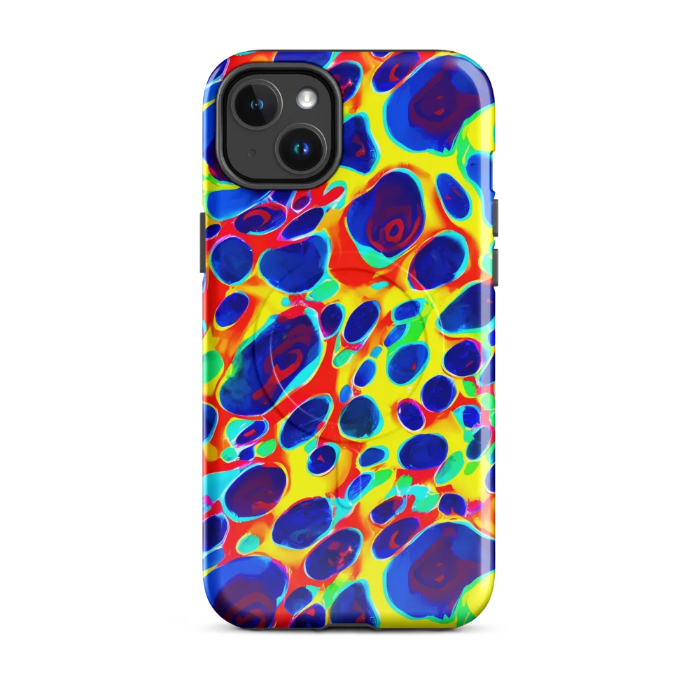 Electric Riverbed on MagSafe Tough Case for iPhone® — Front