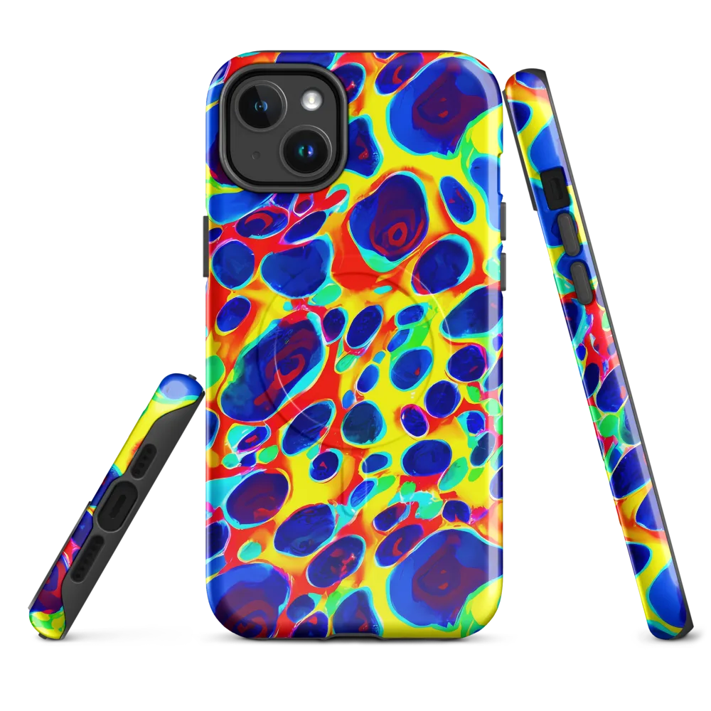Electric Riverbed on MagSafe Tough Case for iPhone® — Front