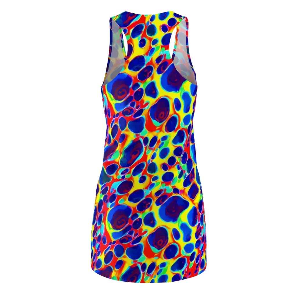 Electric Riverbed on Racerback Dress — Back