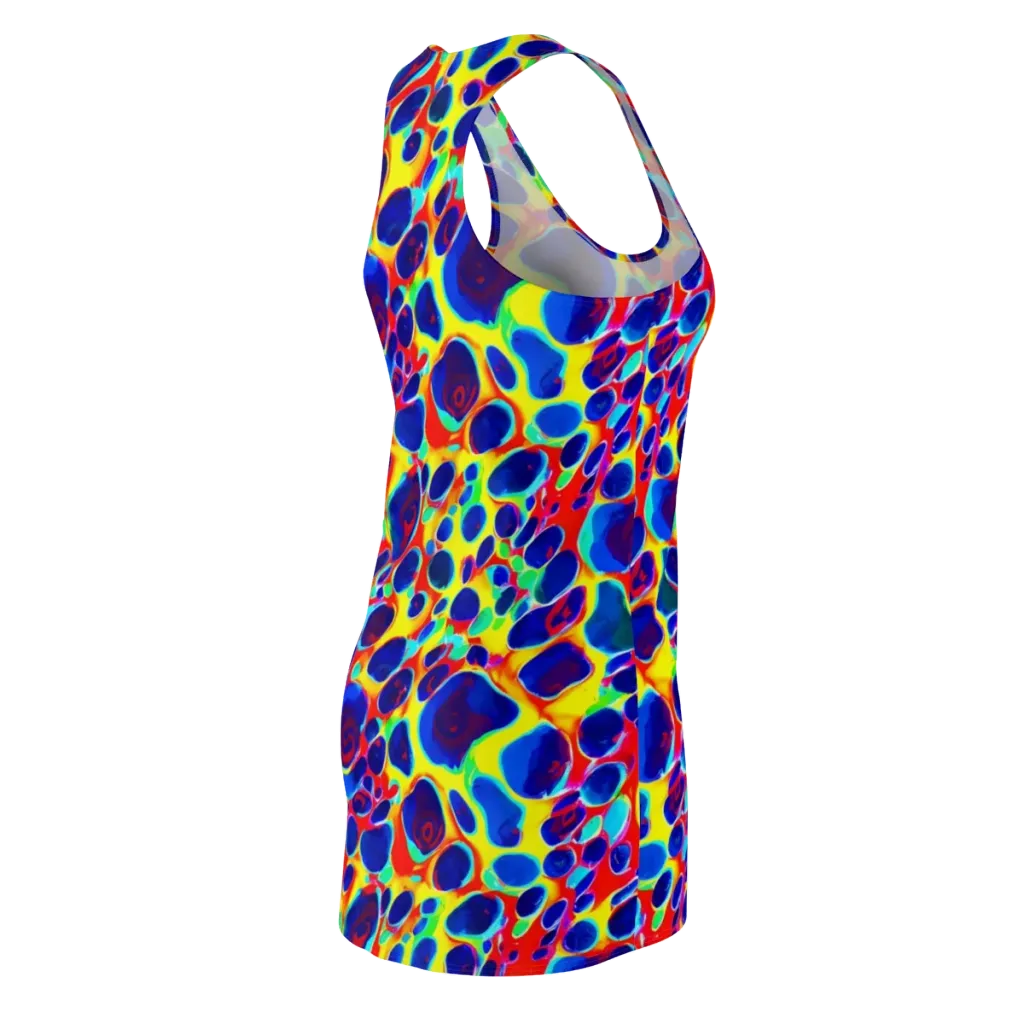 Electric Riverbed on Racerback Dress — Back Side