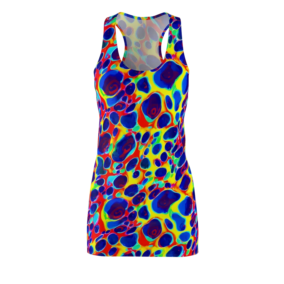 Electric Riverbed on Racerback Dress — Front