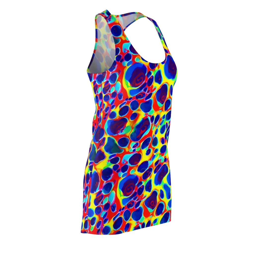 Electric Riverbed on Racerback Dress — Front Side