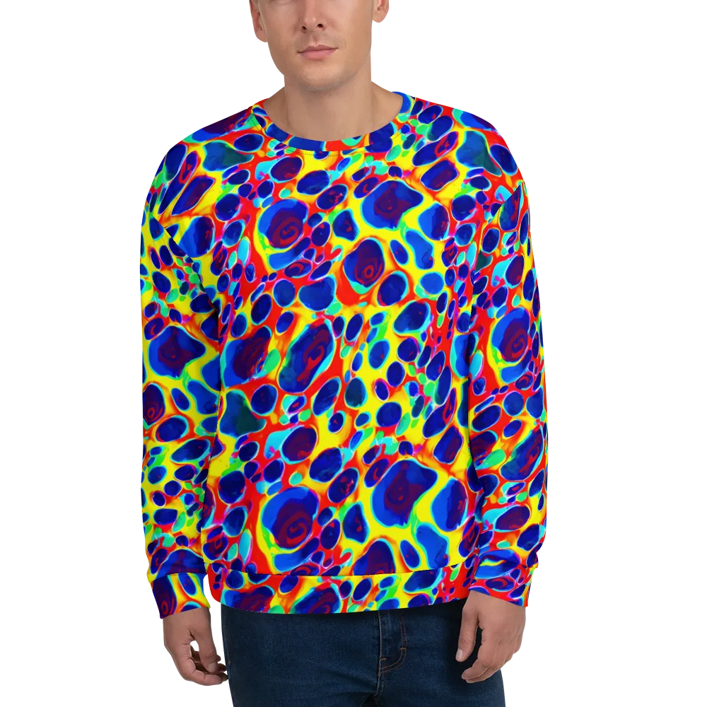 Electric Riverbed on Sweatshirt — Front