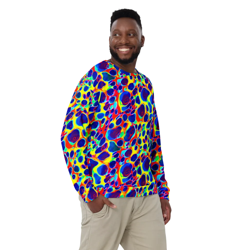 Electric Riverbed on Sweatshirt — Front