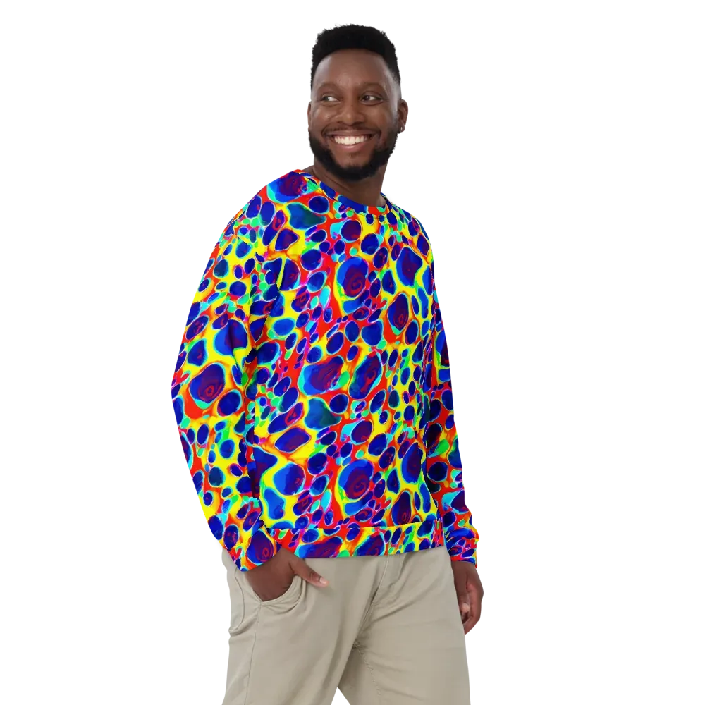 Electric Riverbed on Sweatshirt — Front