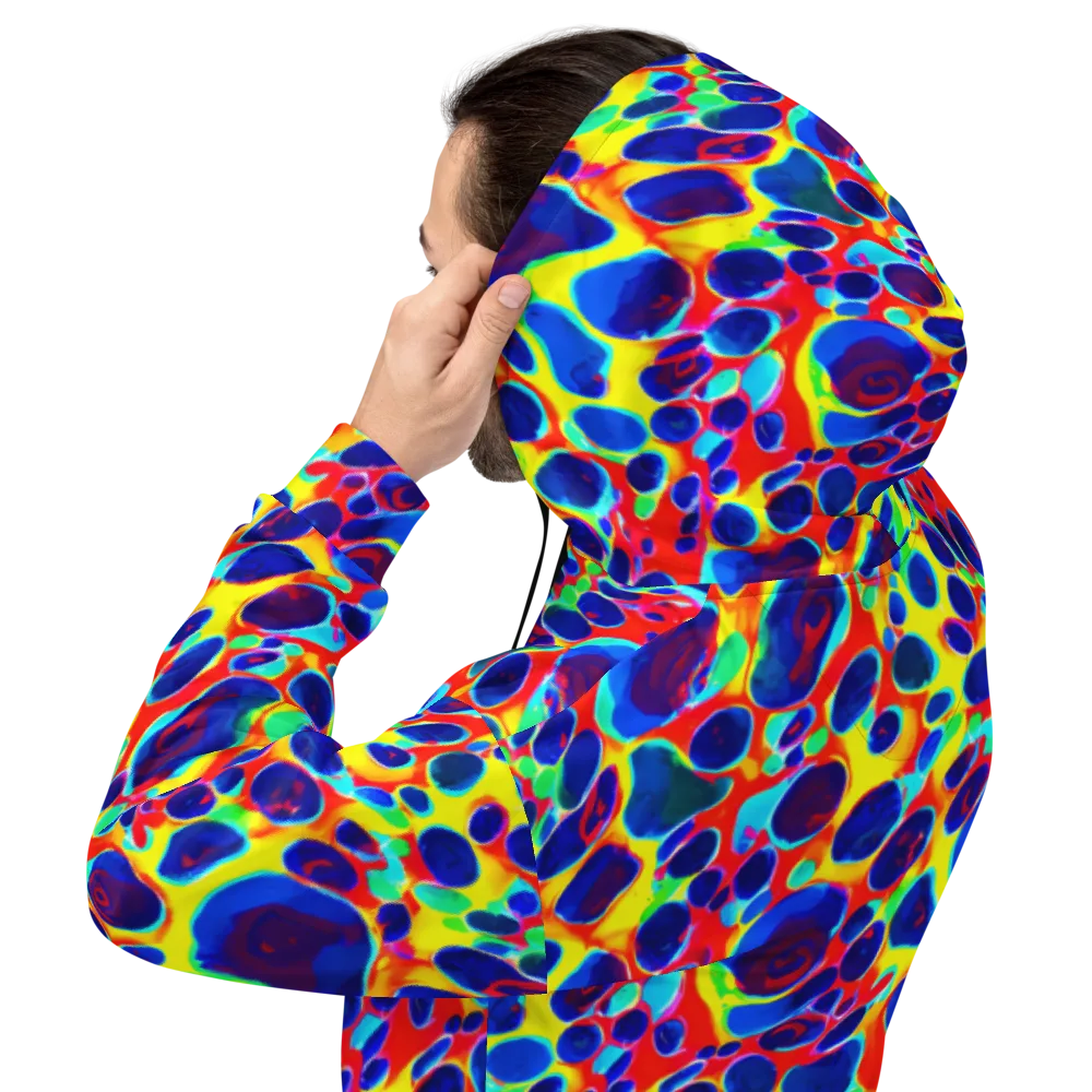 Electric Riverbed on Hoodie — Back