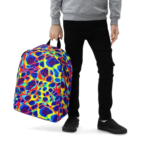 Electric Riverbed on a Minimalist Backpack