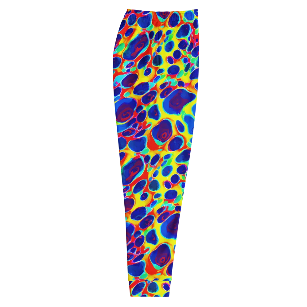 Electric Riverbed on Men's Joggers — Right