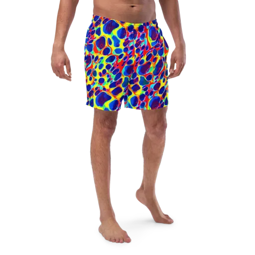 Electric Riverbed on a Swim Trunks