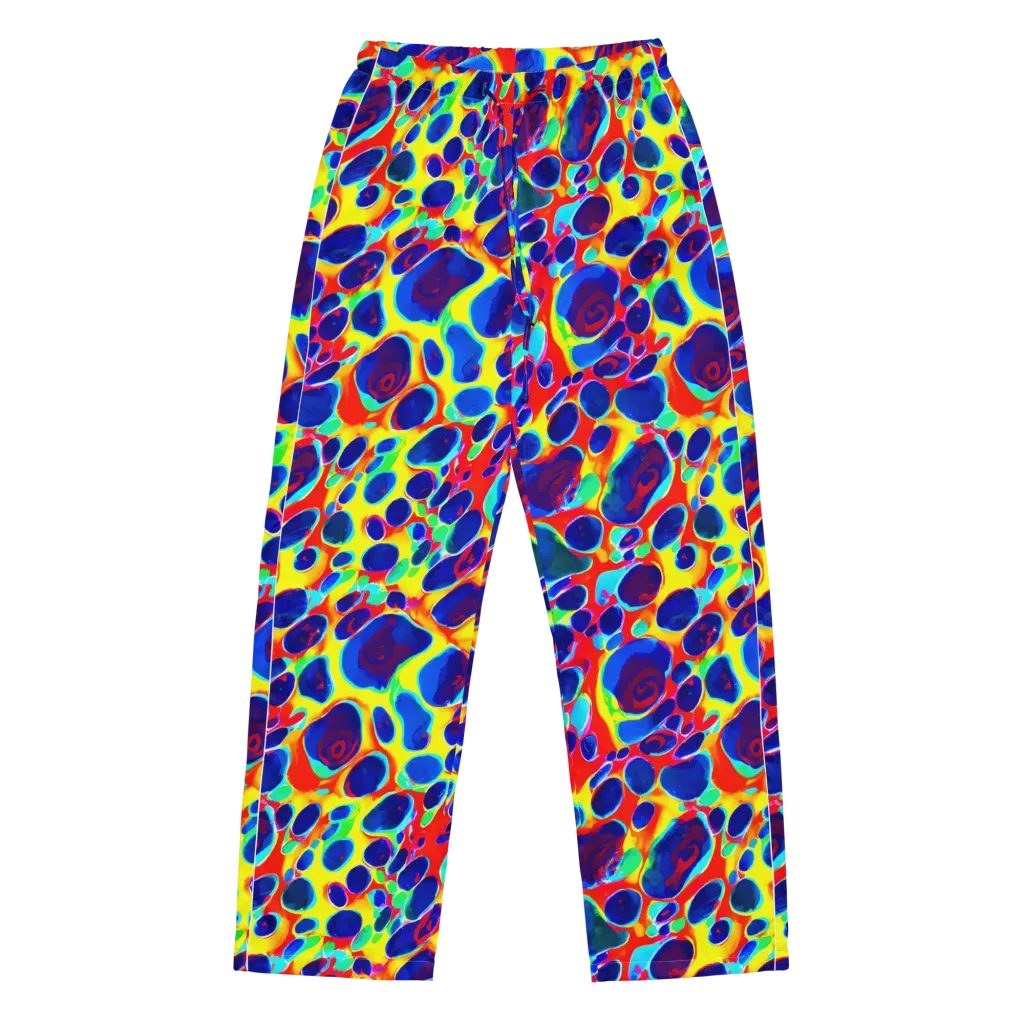 Electric Riverbed on Women's Pajama Pants — Front