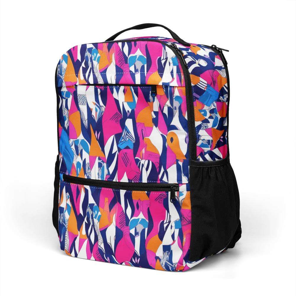 Neon Couture on Utility Backpack — Left Front