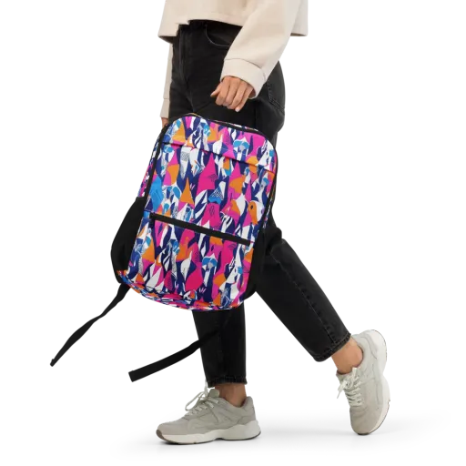 Neon Couture on a Utility Backpack