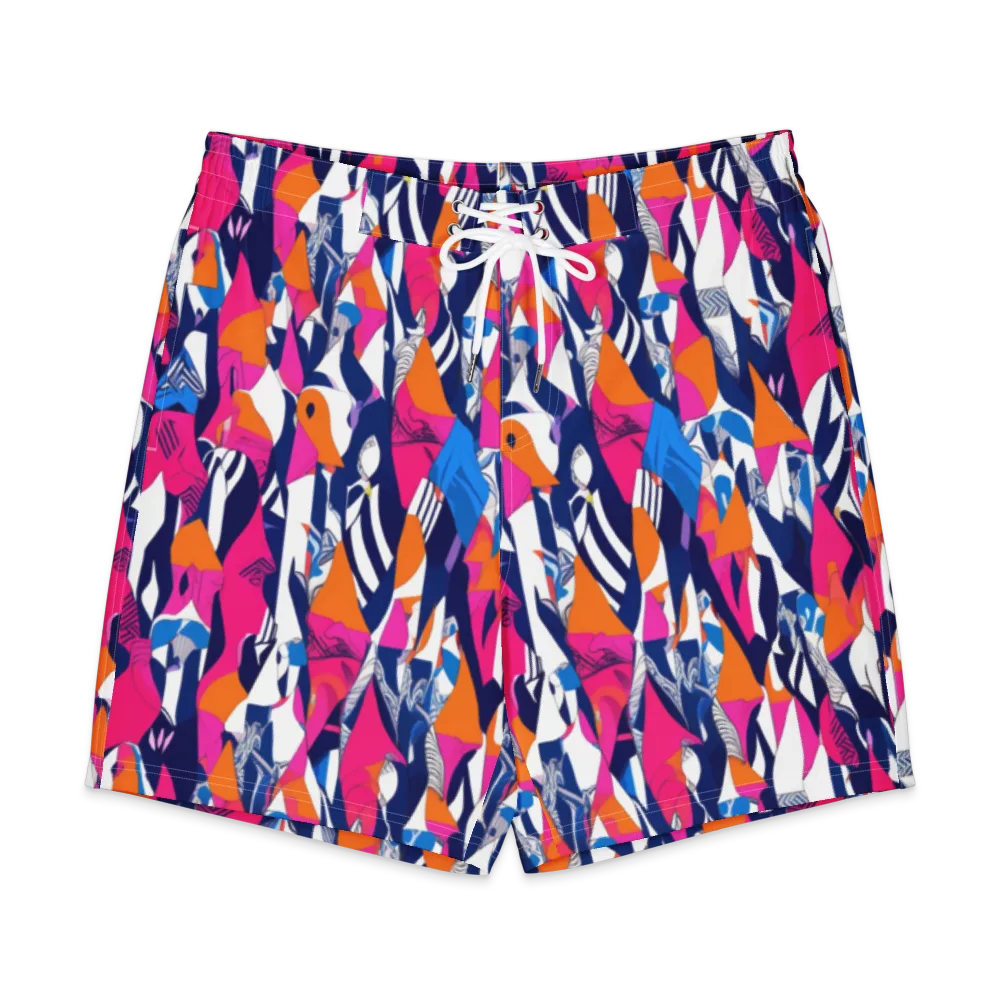Neon Couture on Men's Board Shorts — Front