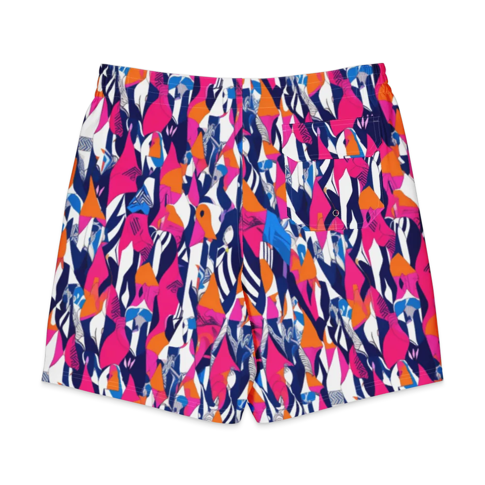 Neon Couture on Men's Board Shorts — Back