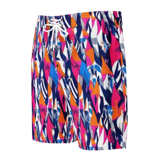 Neon Couture on a Men's Board Shorts