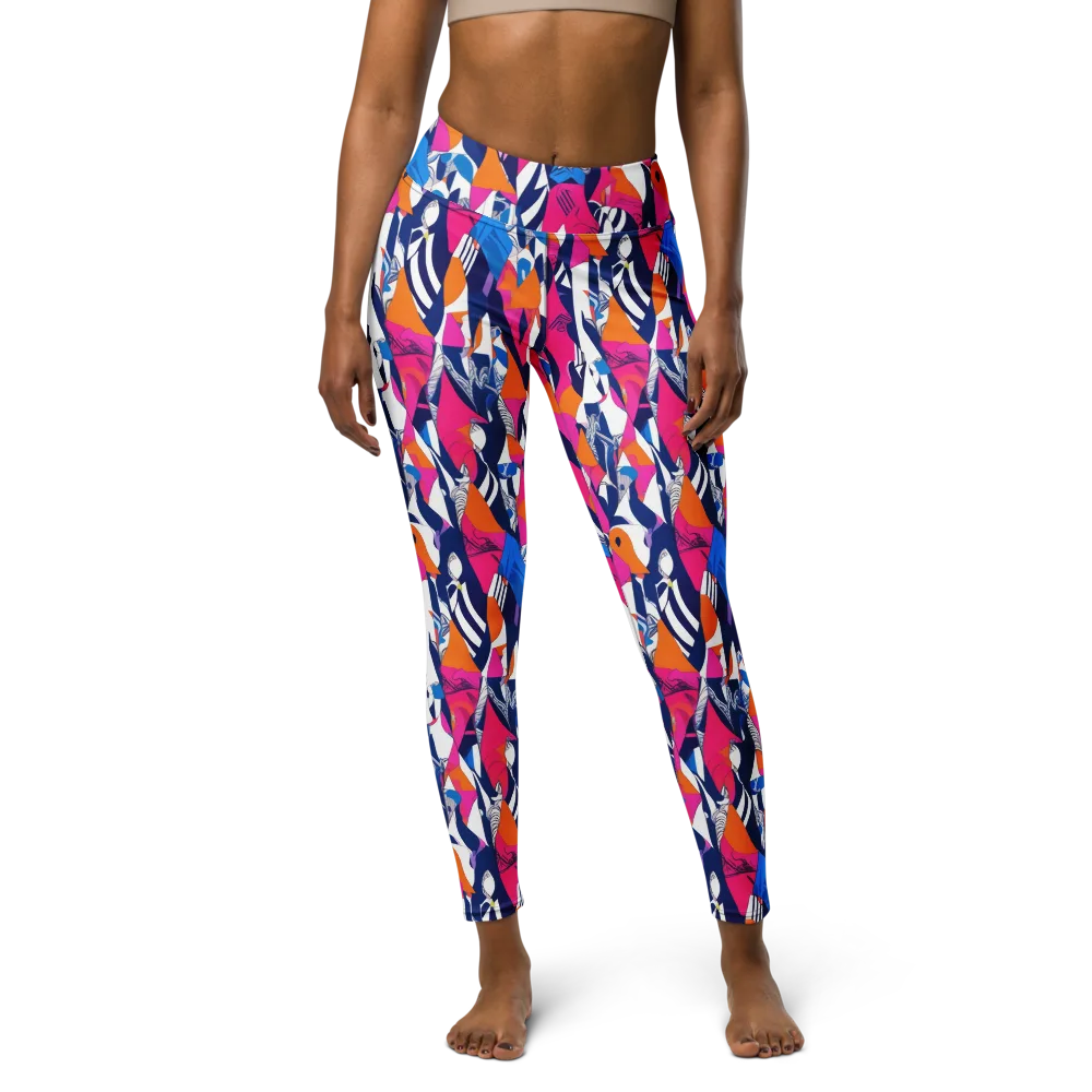 Neon Couture on Yoga Leggings — Front