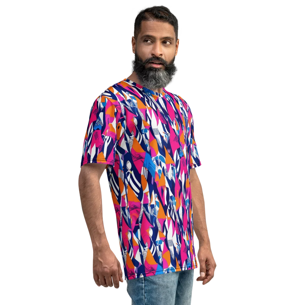 Neon Couture on Men's Crew Neck T-Shirt — Right