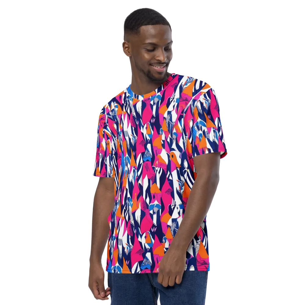 Neon Couture on Men's Crew Neck T-Shirt — Left