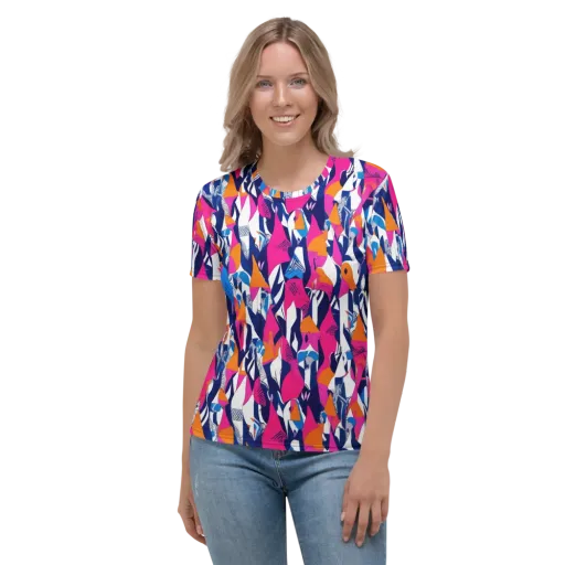 Neon Couture on a Women's Crew Neck T-Shirt