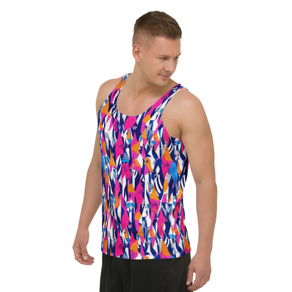 Neon Couture on Men's Tank Top — Left Front