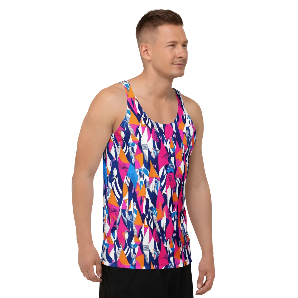 Neon Couture on Men's Tank Top — Right Front