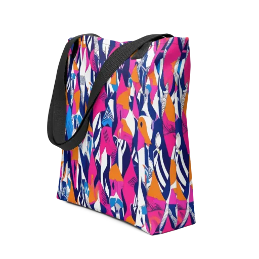 Neon Couture on a Tote Bag