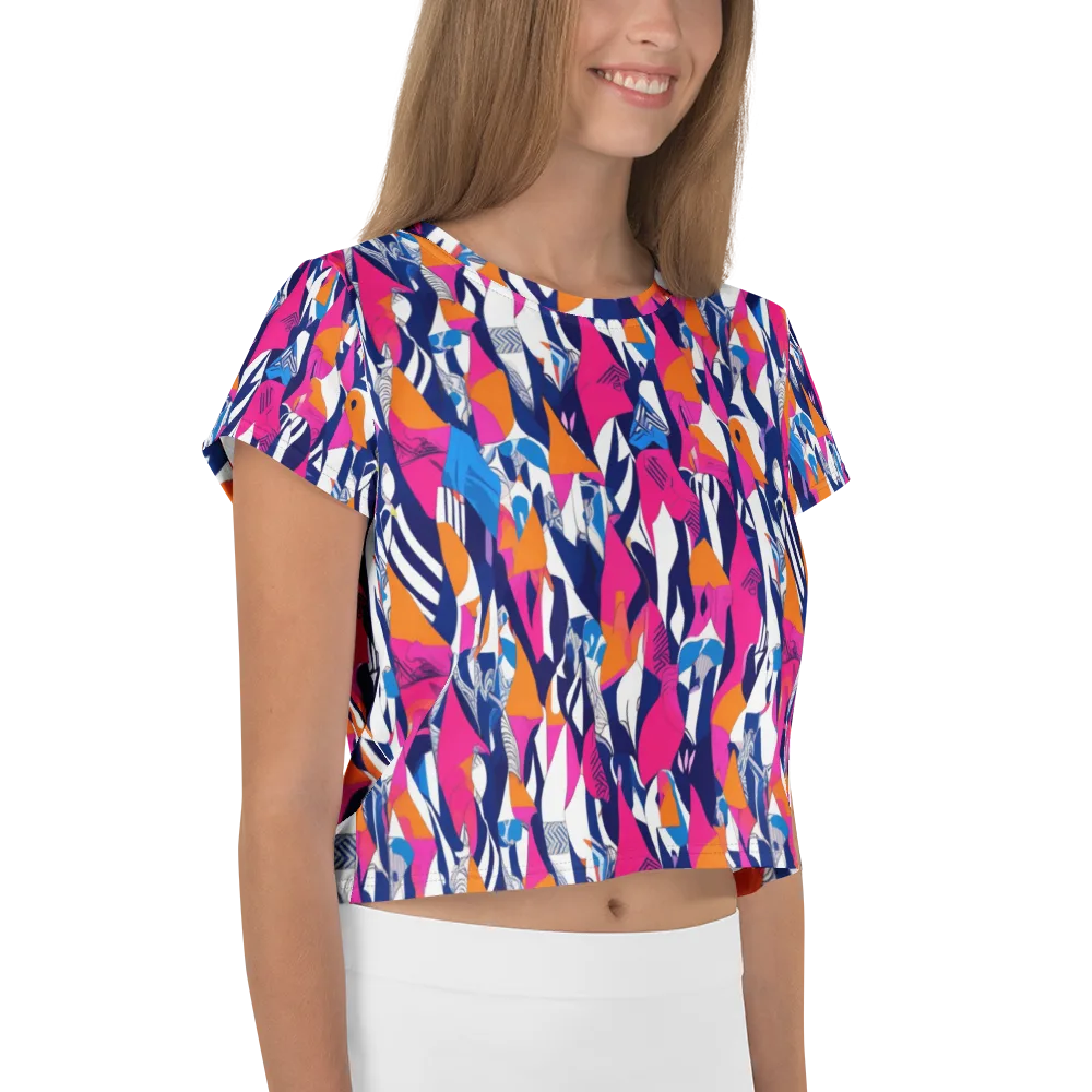 Neon Couture on Crop Tee — Right