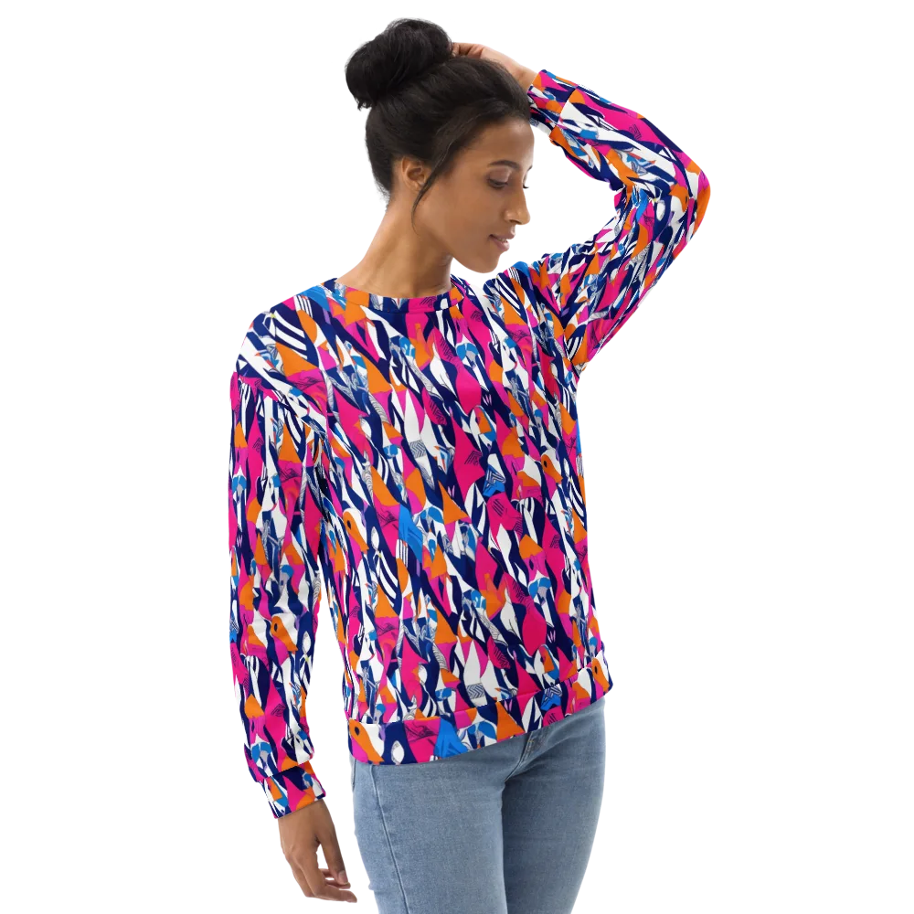 Neon Couture on Sweatshirt — Right Front