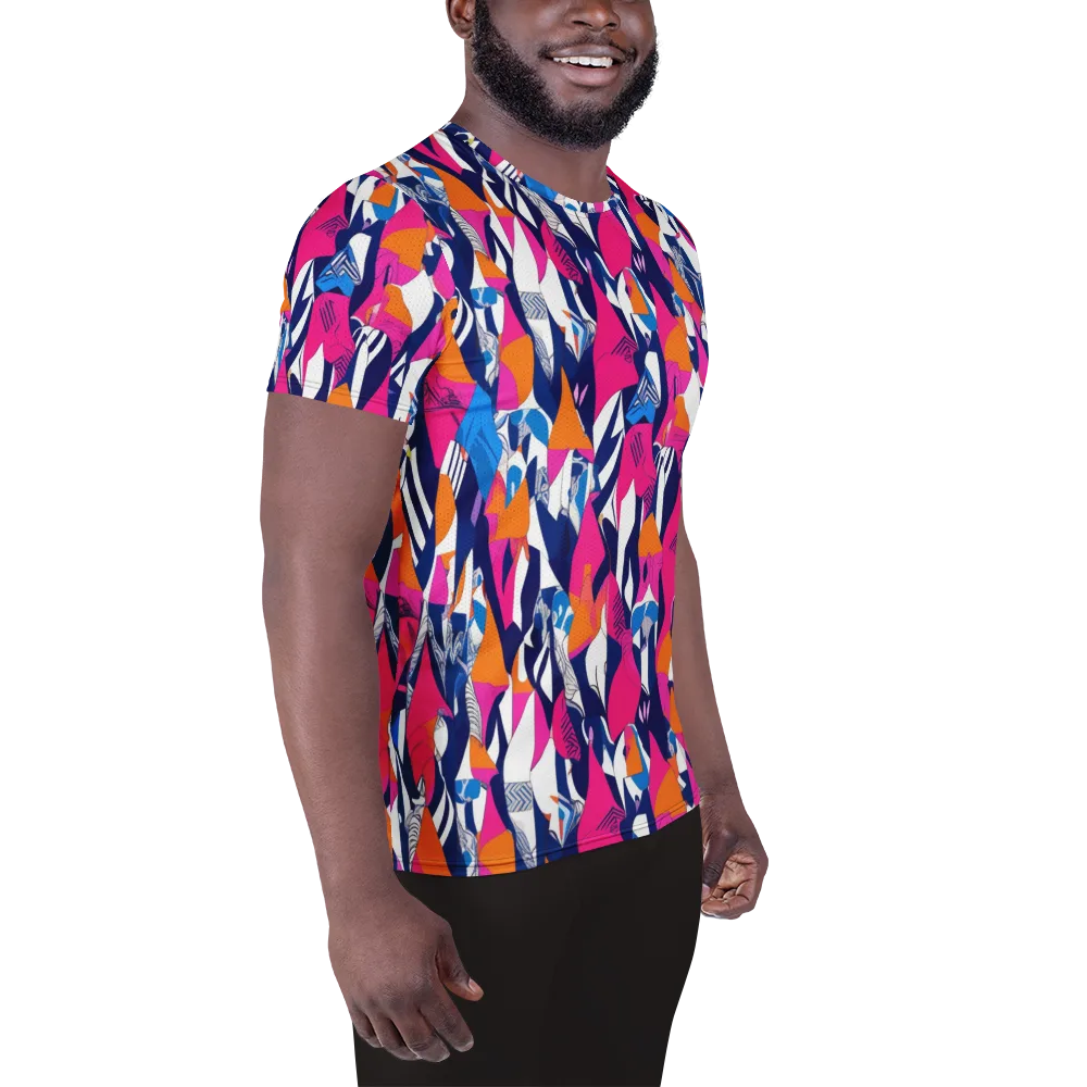 Neon Couture on Men's Athletic T-Shirt — Right