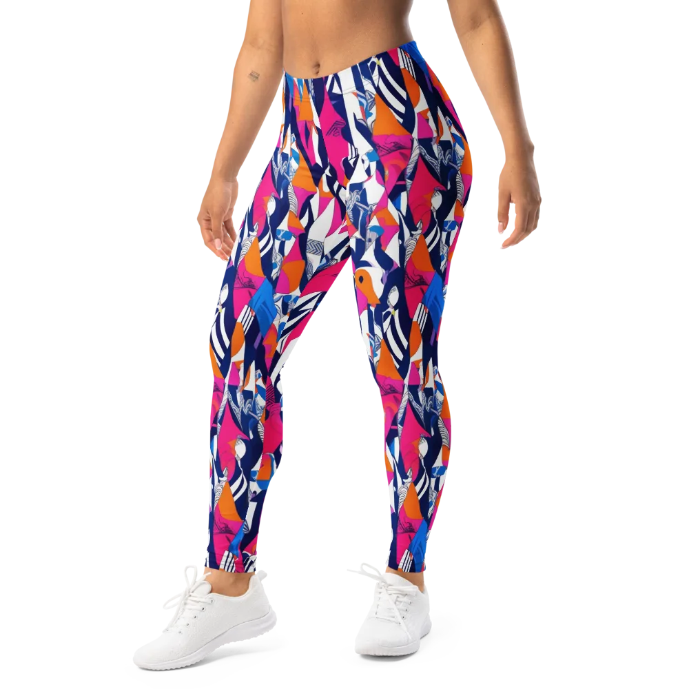 Neon Couture on Leggings — Left Front