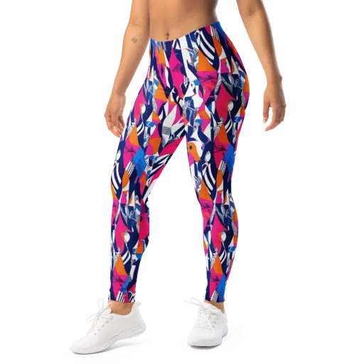 Neon Couture on a Leggings