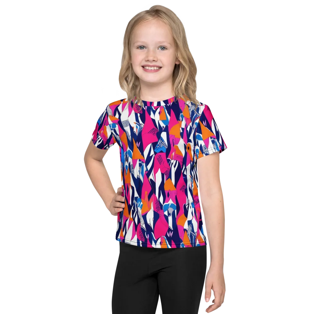 Neon Couture on Kids Crew Neck T-Shirt — Front