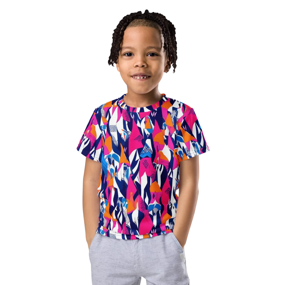 Neon Couture on Kids Crew Neck T-Shirt — Front