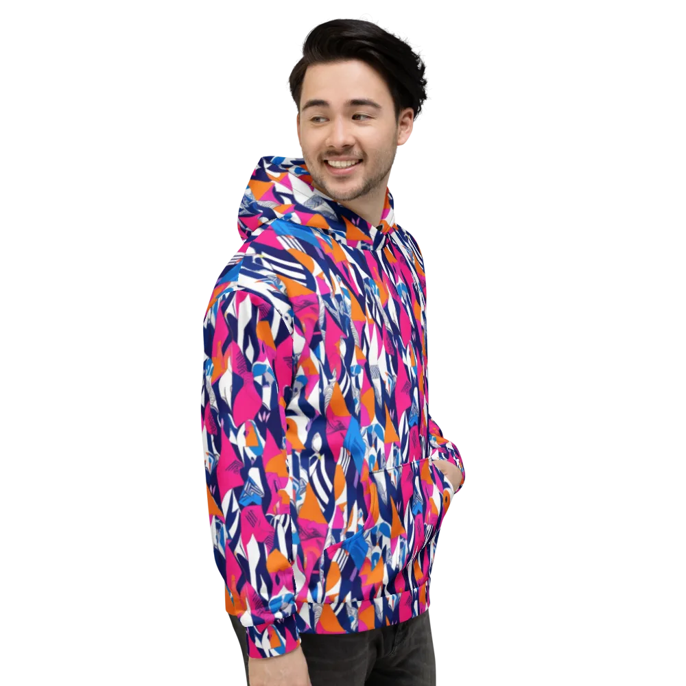 Neon Couture on Hoodie — Right