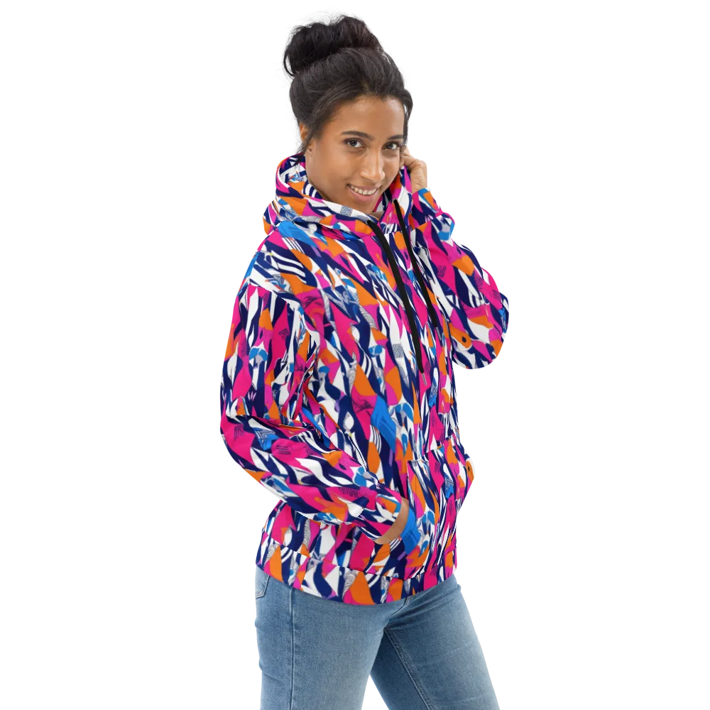 Neon Couture on Hoodie — Right