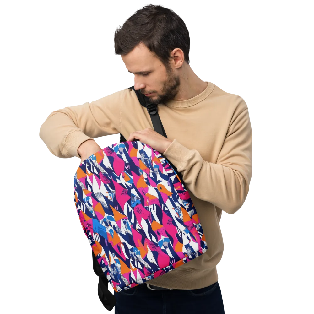 Neon Couture on Minimalist Backpack — Front